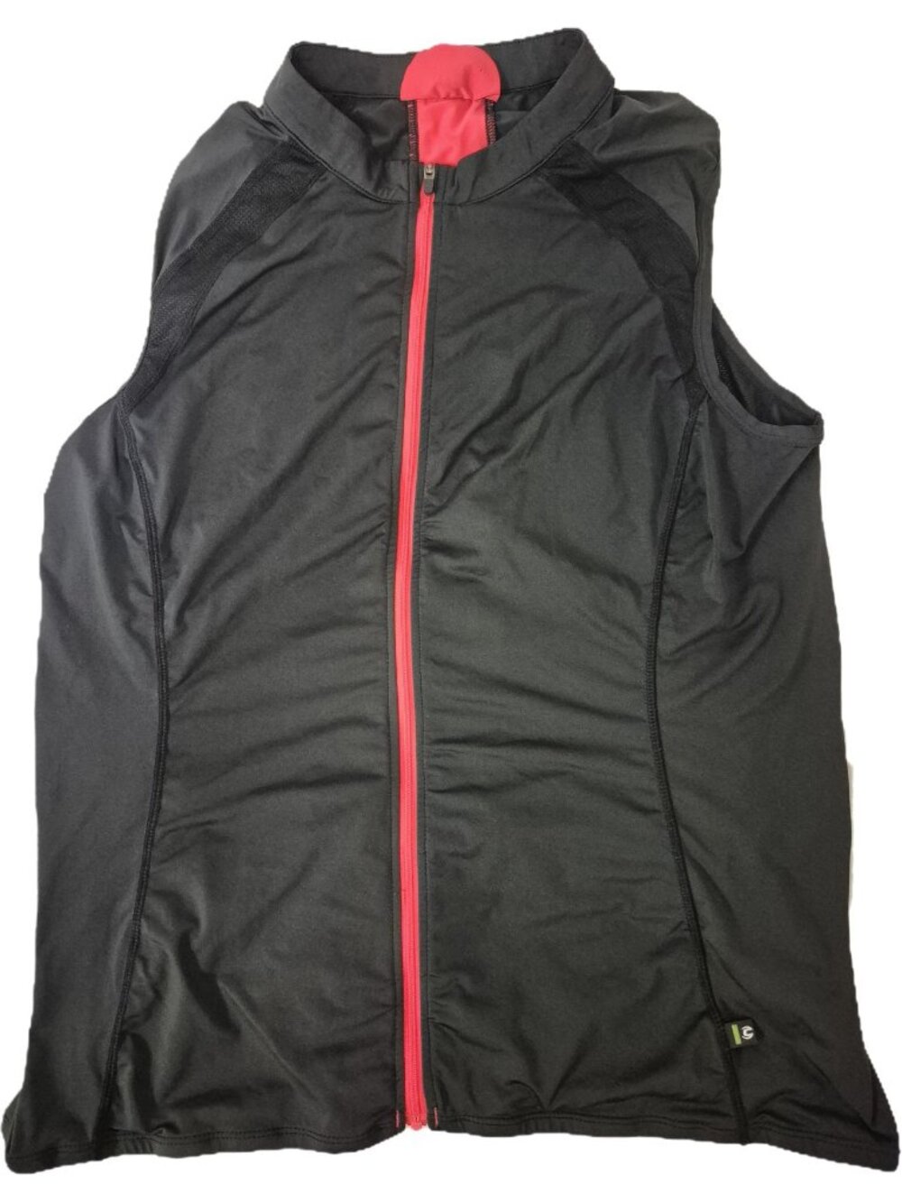 Cannondale Men XL Sleeveless Bicycling Cycling Vest Jersey Full Zip Black Purple